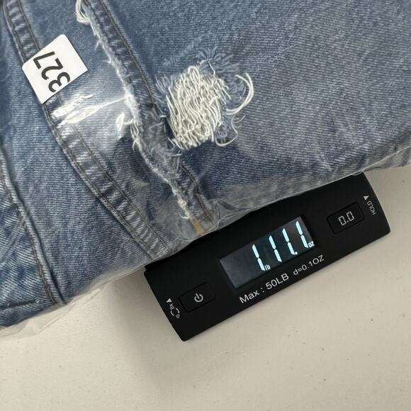 Abercrombie & Fitch The Mom High Rise Jeans Curve Love Womens 32x27.5 Distressed - Picture 13 of 13